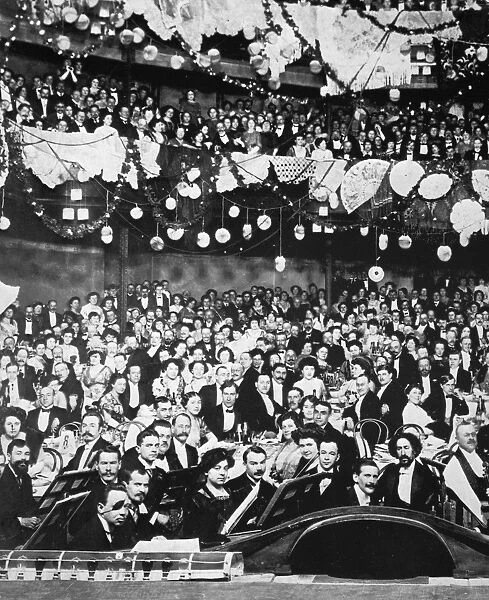 MOSCOW ART THEATRE, 1912. The audience at a gala performance at the Moscow Art