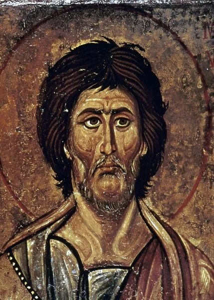 MOSES. Detail of late 13th century icon in Saint Catherines Monastery, Sinai