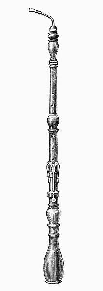 MUSICAL INSTRUMENT: OBOE. Line engraving, German, late 19th century