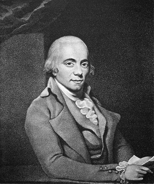 MUZIO CLEMENTI (1752-1832). Italian composer and pianist. Contemporary aquatint engraving