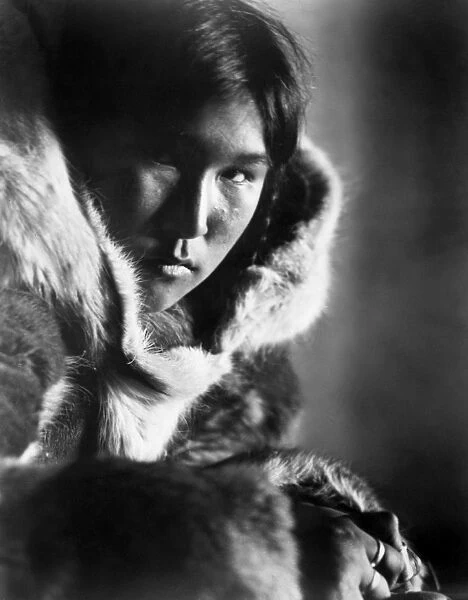 NANOOK OF THE NORTH, 1922. Frame from Robert Flahertys documentary of life among Inuits in Arctic Canada