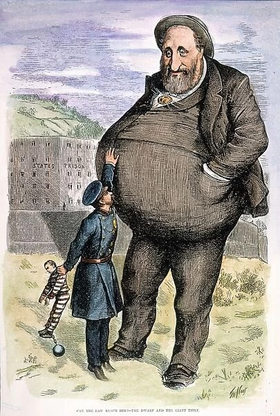 NAST: TWEEDs CORRUPTION. American cartoon, 1872, by Thomas Nast on the power of