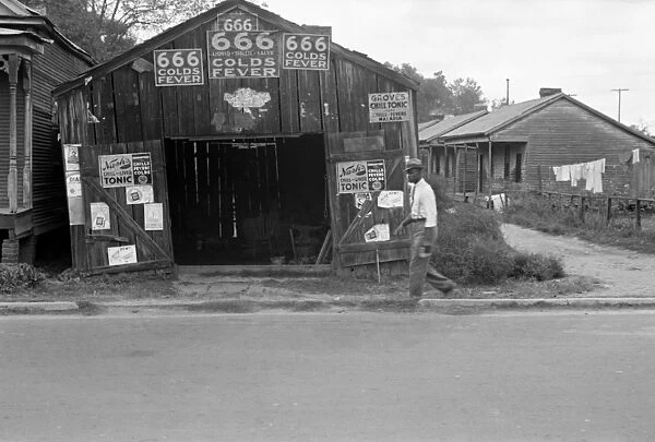 NATCHEZ: ADVERTISEMENT. Posters for a variety of medicines and 666, a popular malaria cure