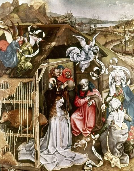 THE NATIVITY Master of Flemalle, c. 1430