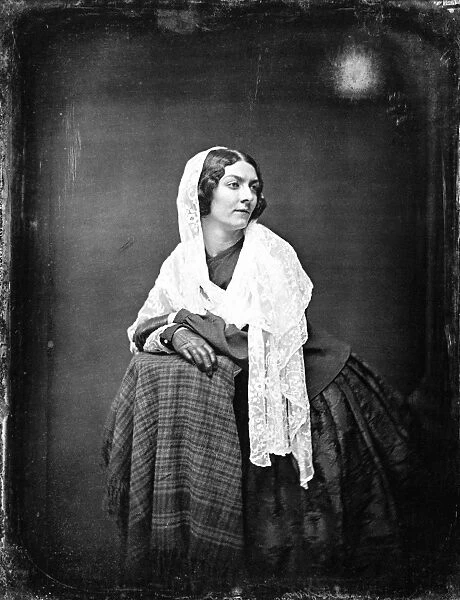 Nee Marie Dolores Eliza Rosanna Gilbert. Irish dancer and adventuress. Daguerreotype by Southworth and Hawes, c1851