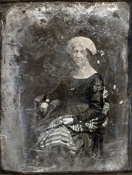 Nee Payne. Wife of James Madison. Daguerreotype by Mathew Brady, c1848