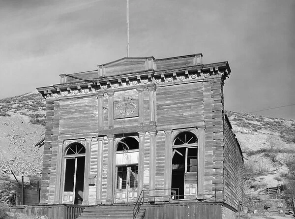 NEVADA: MINERS HALL. Old miners union hall, Silver City, Nevada