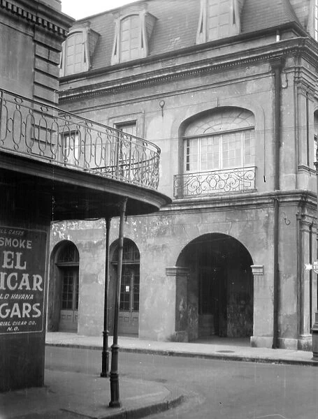 NEW ORLEANS, c1925. A street corner in New Orleans, Louisiana. Photograph by Arnold Genthe