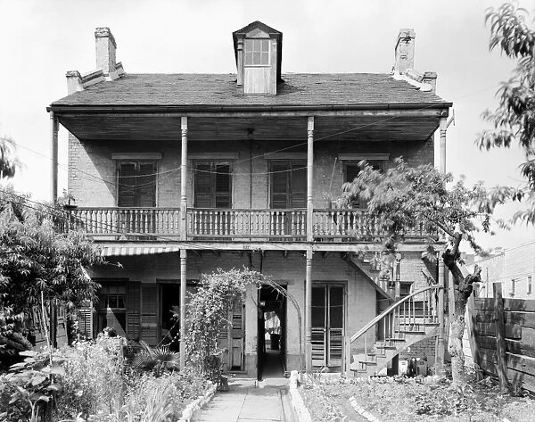 NEW ORLEANS: HOUSE. A view of the house at 837 Governor Nicholls Street in New Orleans, Louisiana