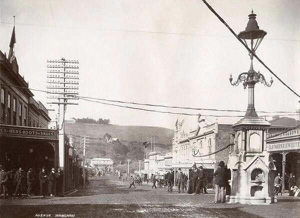 NEW ZEALAND, c1910. The Avenue Wanganui in New Zealand. Photograph, c1910