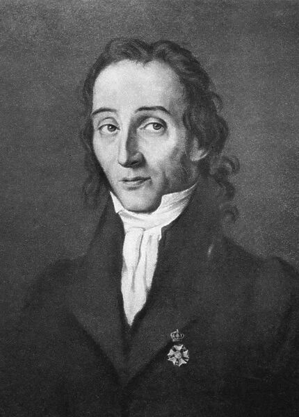 NICOLO PAGANINI (1782-1840). Italian violinist and composer