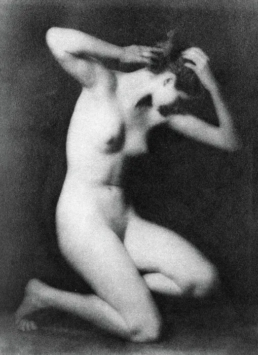 Framed Print : NUDE POSING, c1910. Nude study, c1910, by Arnold Genthe Framed Print : NUDE POSING, c1910. Nude study, c1910, by Arnold Genthe