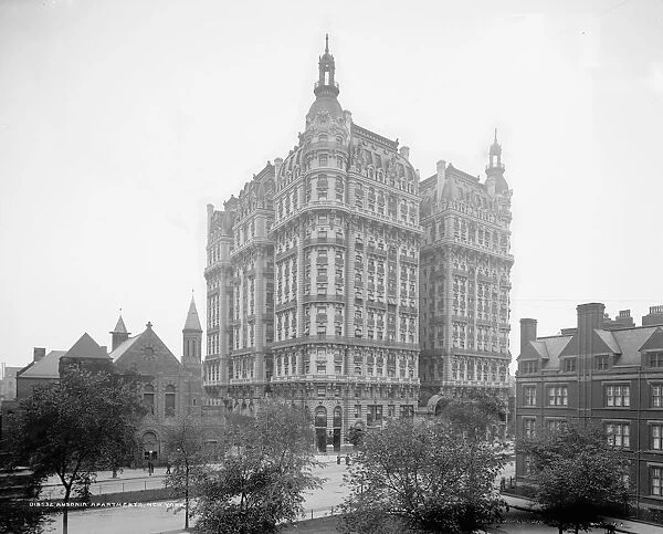 NYC: THE ANSONIA, 1905. The Ansonia apartment building on Broadway in New York City