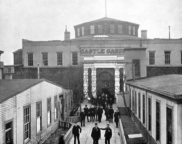 NYC: CASTLE GARDEN, c1890. A view of Castle Garden in New York City. Photograph, c1890