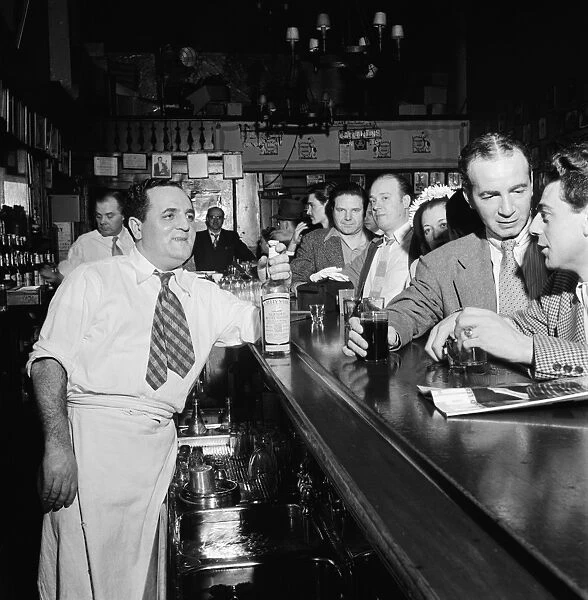 NYC: CHARLIEs TAVERN, c1947. Charlies Tavern in New York City. Photograph by William P