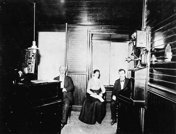 OFFICE, 1900. Photograph