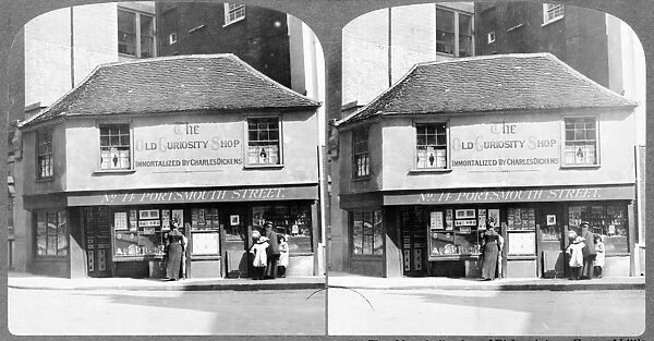 OLD CURIOSITY SHOP, c1914. Exterior of The Old Curiosity Shop, immortalized by