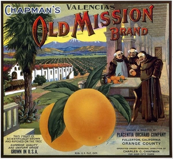 Old Mission brand oranges from California