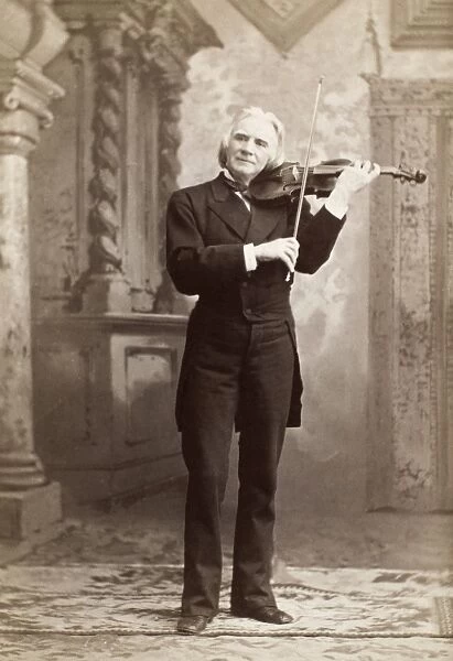 OLE BORNEMANN BULL (18180-1880). Norwegian violinist. Original cabinet photograph