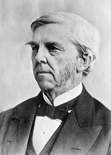 OLIVER WENDELL HOLMES (1809-1894). American physician and man of letters. Photograph, late 19th century