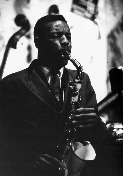 ORNETTE COLEMAN (1930- ). American saxophonist and composer. Photograph by Bob Parent, c1960s