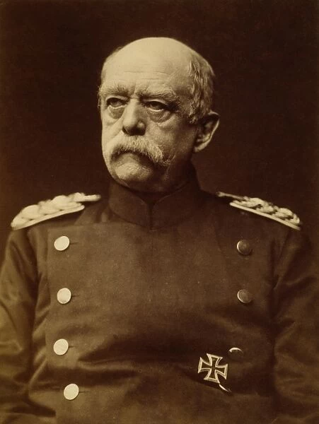 OTTO VON BISMARCK (1815-1898). Prince Otto von Bismarck-Schonhausen. Prussian statesman