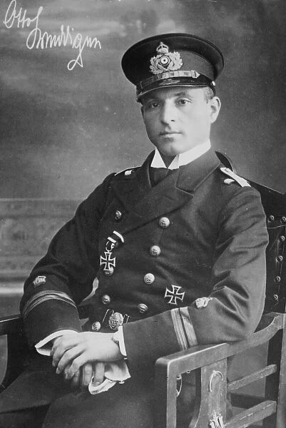 OTTO WEDDIGEN (1882-1915). German U-boat commander and naval officer during World War I