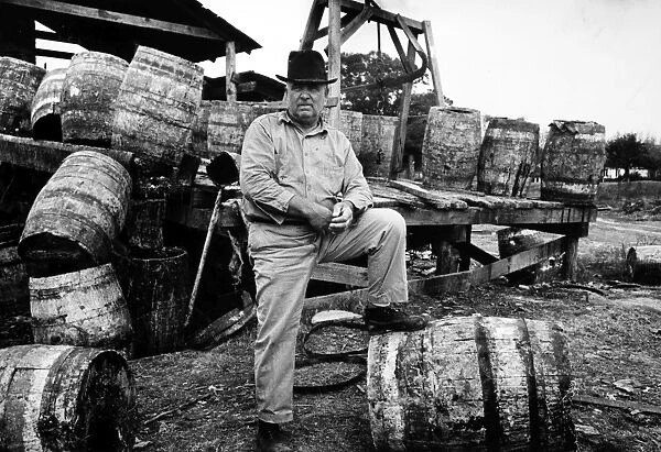 STILL OWNER, c1939. The owner of a turpentine still in Stateline, Mississippi. Photograph