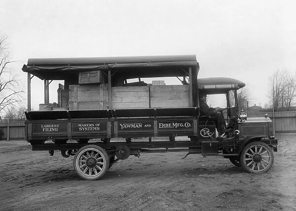 PACKARD TRUCK, c1910. A truck manufactured by the Packard Motor Car Company of Detroit, Michigan