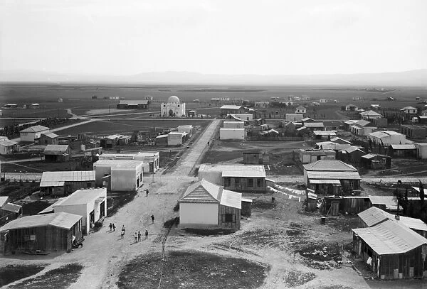 PALESTINE: AFULA, c1930. The Zionist colony of Afula, in the Jezreel Valley, Palestine