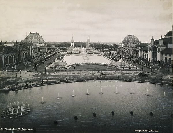 PAN-AMERICAN EXPO, 1901. Looking south from the Electric Tower at the Pan-American