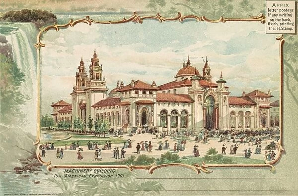 PAN-AMERICAN EXPOSITION. The Machinery Building at the Pan-American Exposition in Buffalo