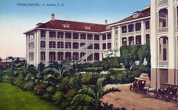 PANAMA: CANAL ZONE, c1910. The Tivoli Hotel at Ancon in the Canal Zone. Postcard, c1910