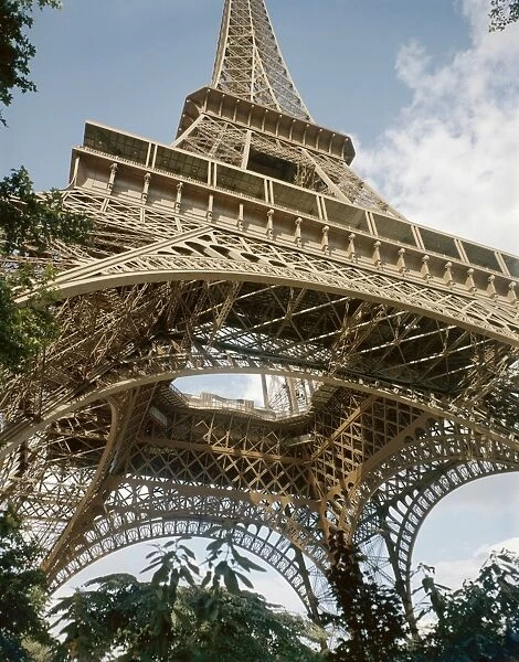 PARIS: EIFFEL TOWER. Photograph, mid-20th century