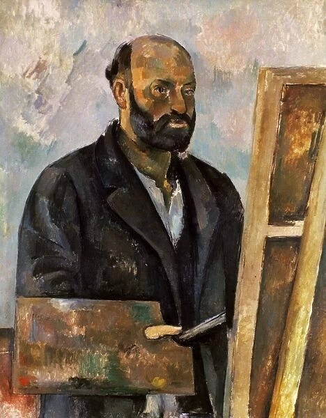 PAUL CEZANNE (1839-1906). French painter. Self-portrait. Oil on canvas, 1885-1887