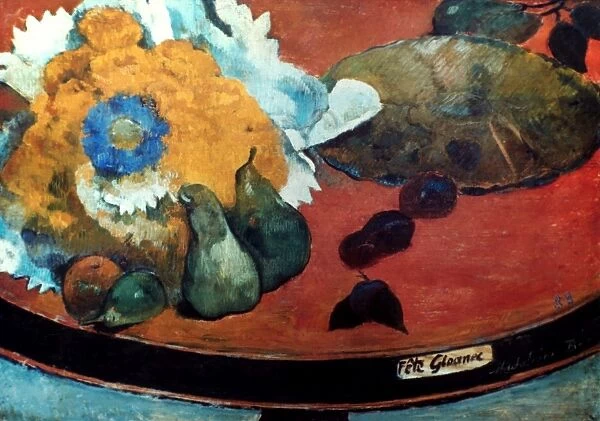 Paul Gauguin: Still-life: Fete Gloanec. Oil on canvas, 1888