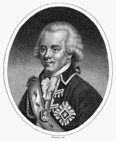 PAUL I (1754-1801). Czar of Russia, 1796-1801. Aquatint, English, 1826