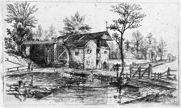 PENNELL: ROBERTs MILL, 1880. Roberts Mill. A gristmill along Germantown Road in Pennsylvania