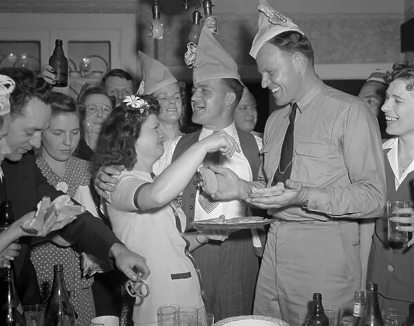 PENNSYLVANIA: PARTY, 1942. A party in Pittsburgh, Pennsylvania. Photograph by Alfred T