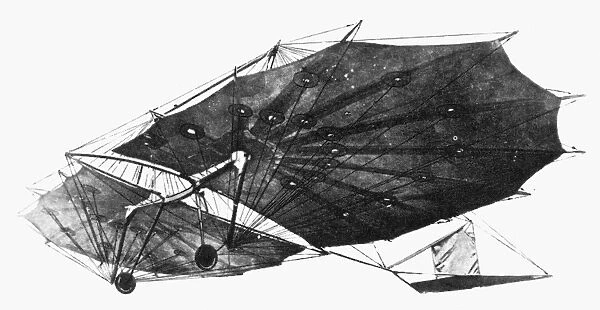 Percy Sinclair Pilchers Hawk hand glider, 1896