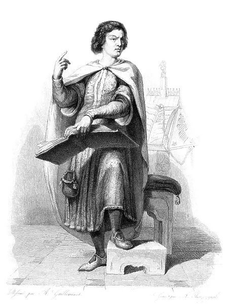 PETER ABELARD (1079-1142). Ne Pierre du Pallet. French philosopher and theologian