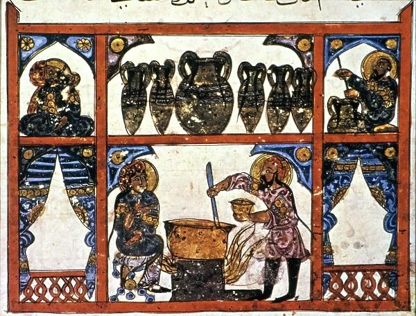 PHARMACY: ARABIC MS. Arabic ms. of De Materia Medica, Baghdad, c1224 A. D