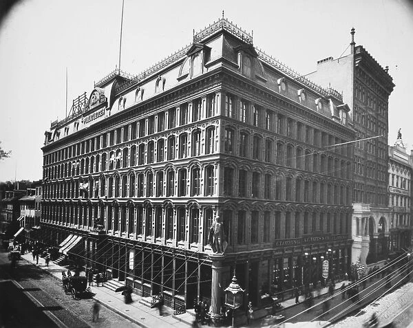 PHILADELPHIA, c1890. The Philadelphia Public Ledger Building, c1890