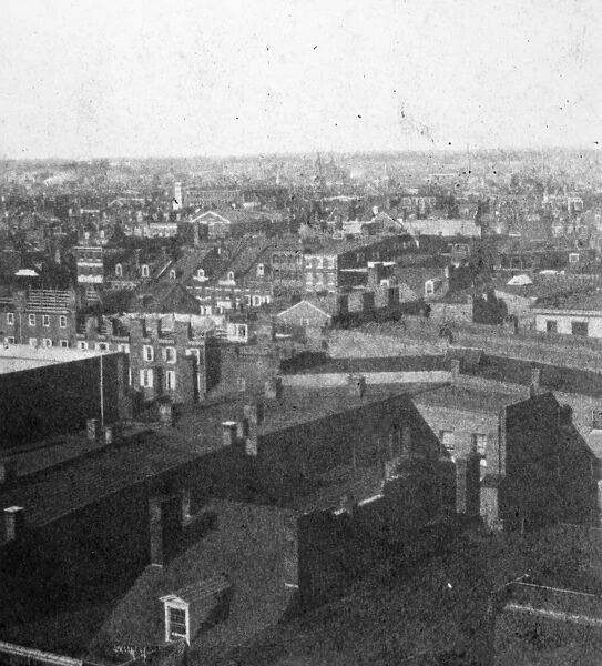 PHILADELPHIA: MARKET, 1859. View of the old market in Philadelphia, Pennsylvania
