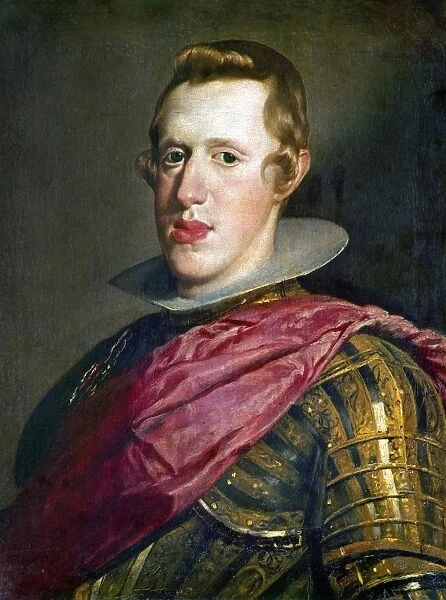 PHILIP IV OF SPAIN (1605-1665). King of Spain, 1621-1665. Oil on canvas, c1628