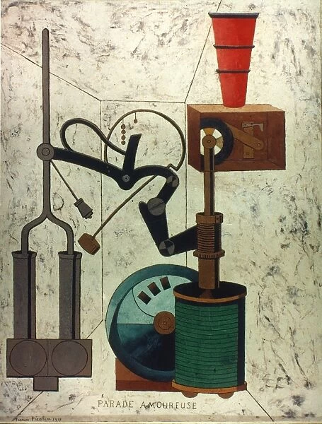 PICABIA: PARADE. Parade amoureuse; oil on canvas, 1917, by Francis Picabia