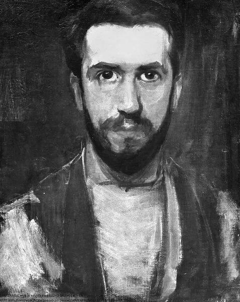 PIETER CORNELIS MONDRIAN (1872-1944). Dutch painter. Self-portrait. Oil on canvas