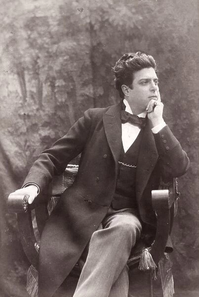 PIETRO MASCAGNI (1863-1945). Italian composer. Photographed in 1890