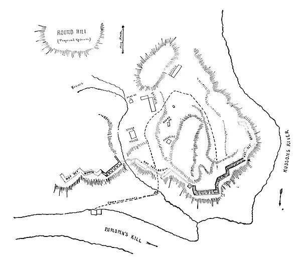Plan of Fort Montgomery on the Hudson River, 31 May 1776