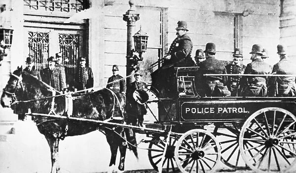 POLICE WAGON. An American police wagon